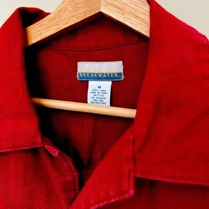 Red wine casual shirt